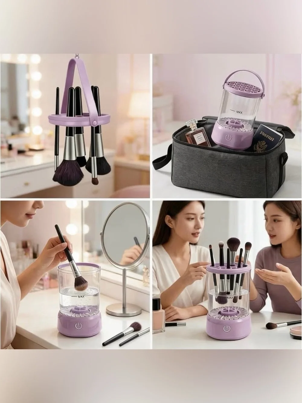 9000 RPM Electric Makeup Brush Cleaning Machine